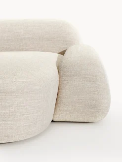 Divano angolare componibile 4 posti in bouclé con chaise longue Wolke