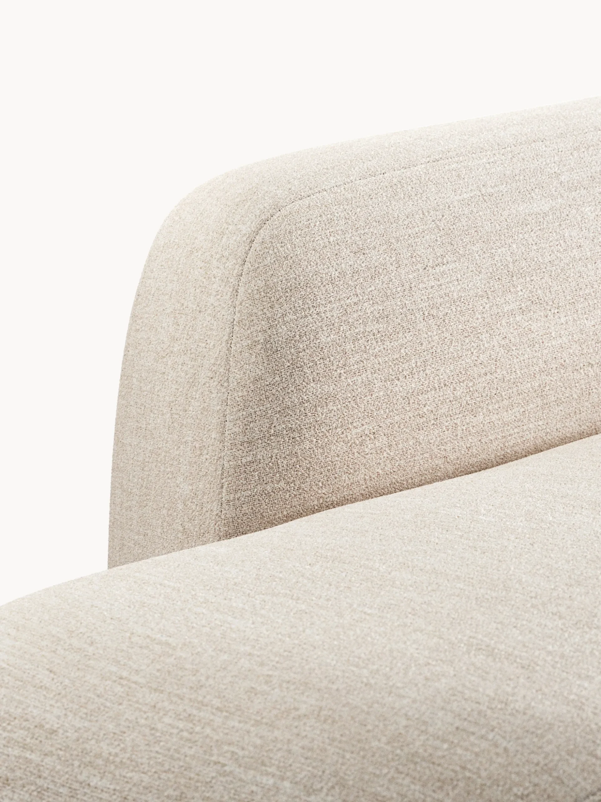 Divano angolare componibile XL in bouclé con chaise longue Wolke