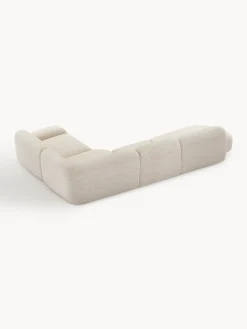 Divano angolare componibile XL in bouclé con chaise longue Wolke