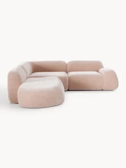 Divano angolare componibile 4 posti con chaise longue Wolke