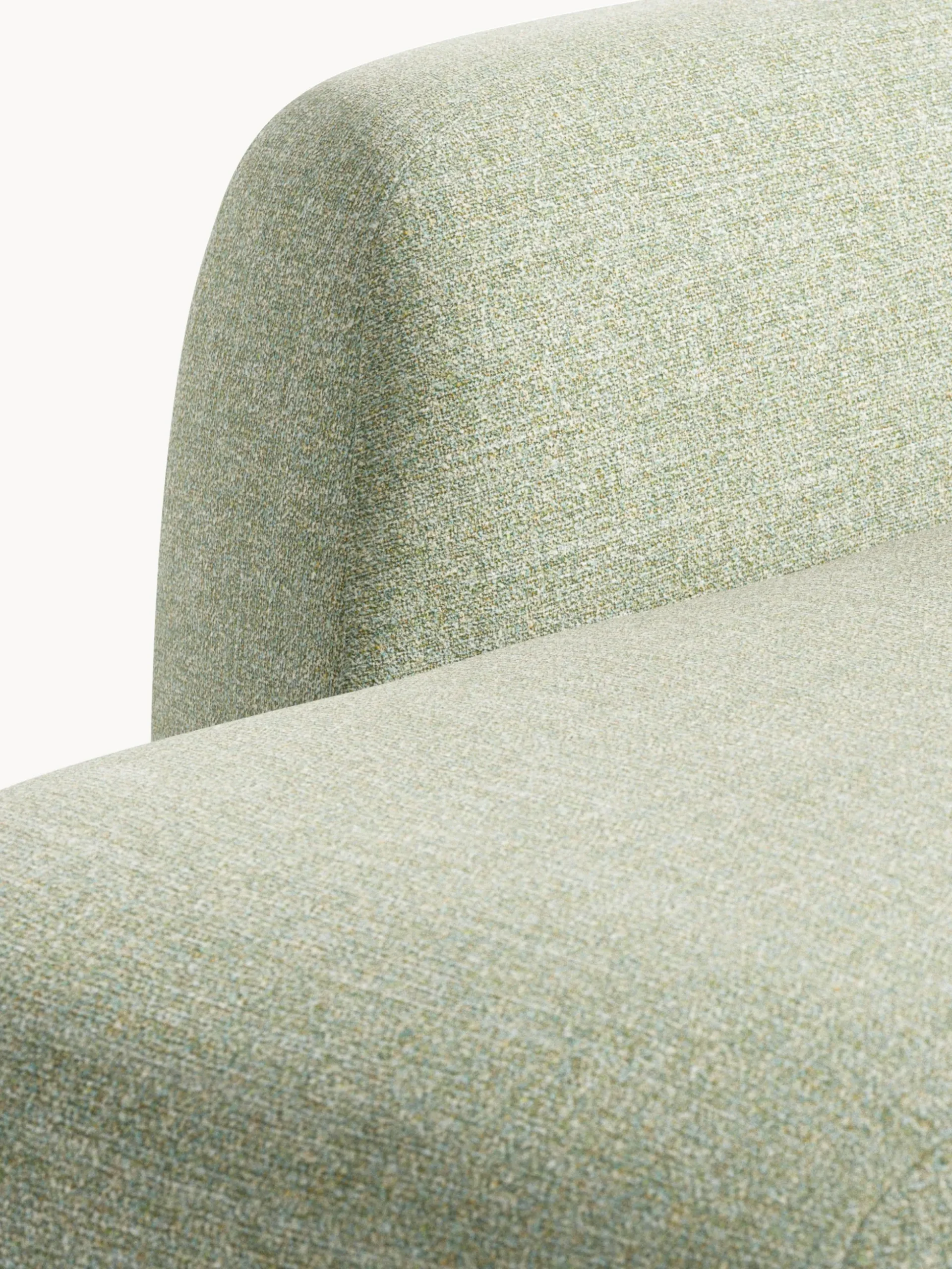Divano angolare componibile 4 posti in bouclé con chaise longue Wolke