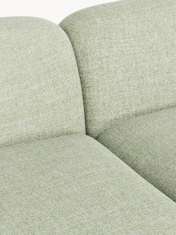 Divano angolare componibile 4 posti in bouclé con chaise longue Wolke