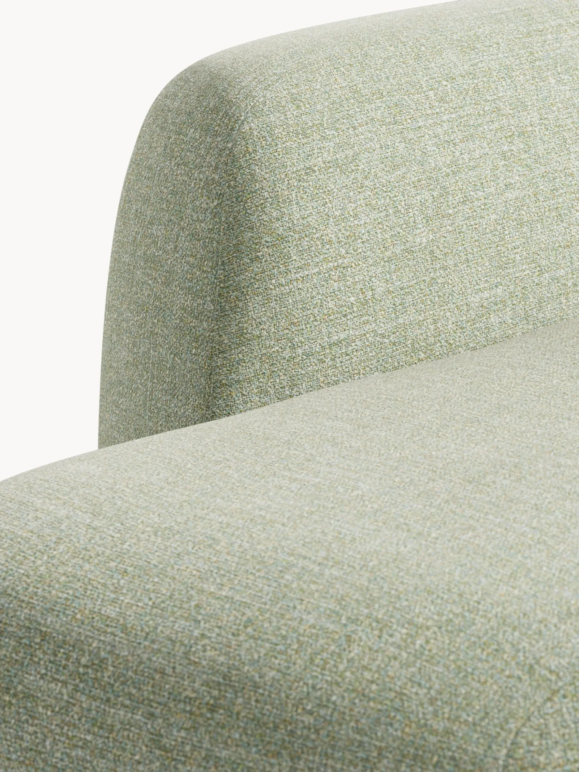 Divano angolare componibile 4 posti in bouclé con chaise longue Wolke