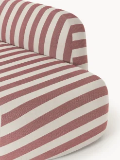 Divano angolare componibile XL a righe con chaise longue Wolke