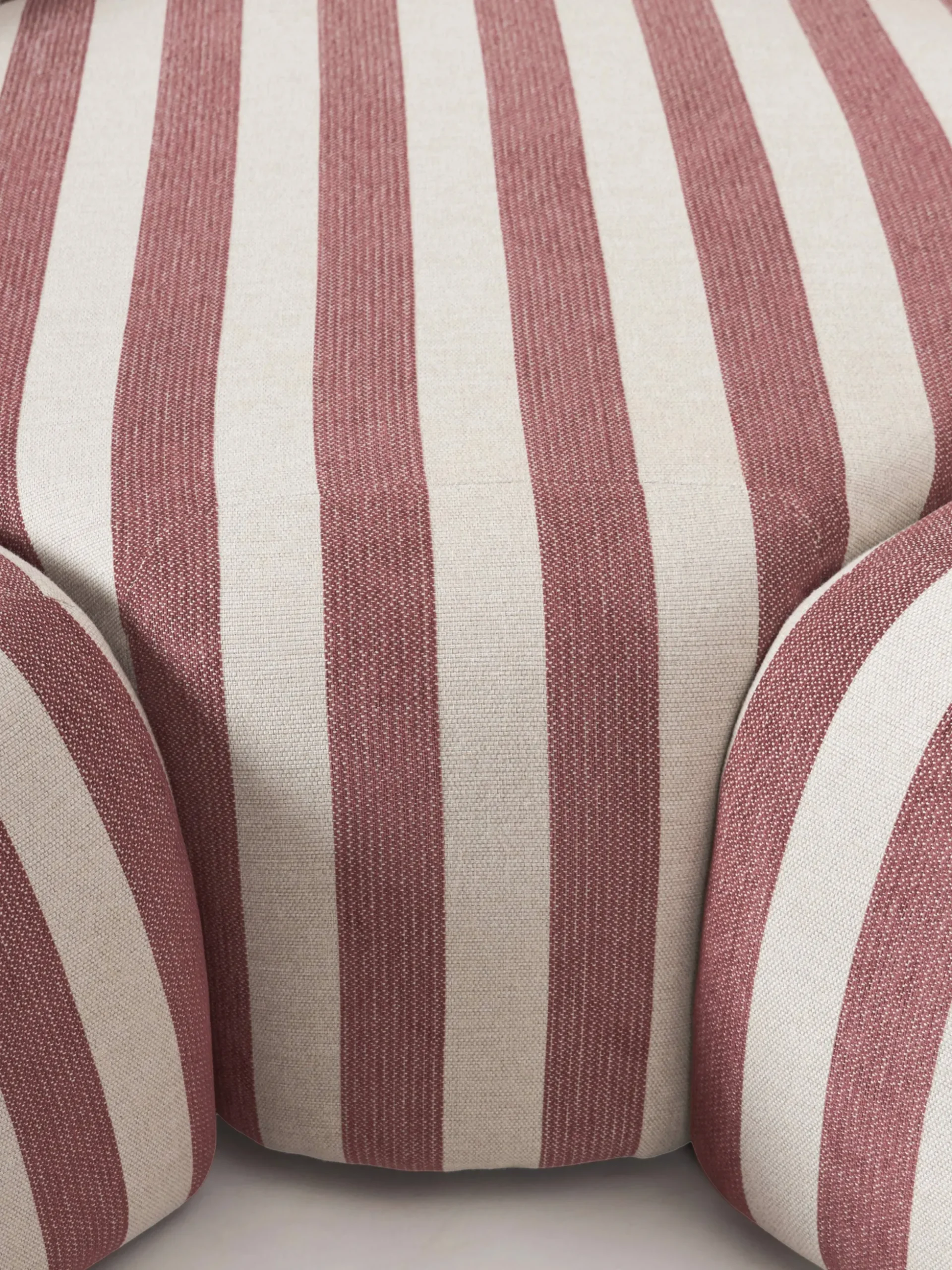 Divano angolare componibile XL a righe con chaise longue Wolke