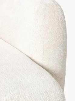 Divano angolare componibile 4 posti con chaise longue in teddy bouclé Wolke