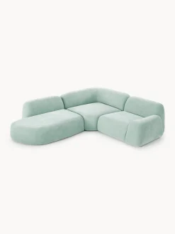 Divano angolare componibile 4 posti con chaise longue Wolke