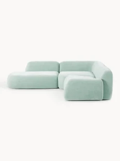 Divano angolare componibile 4 posti con chaise longue Wolke