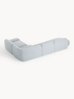 Divano angolare componibile XL in bouclé con chaise longue Wolke