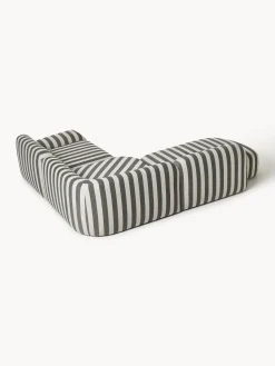 Divano angolare componibile 4 posti a righe con chaise longue Wolke