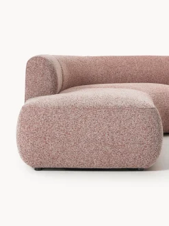 Divano angolare componibile 4 posti in bouclé Sofia