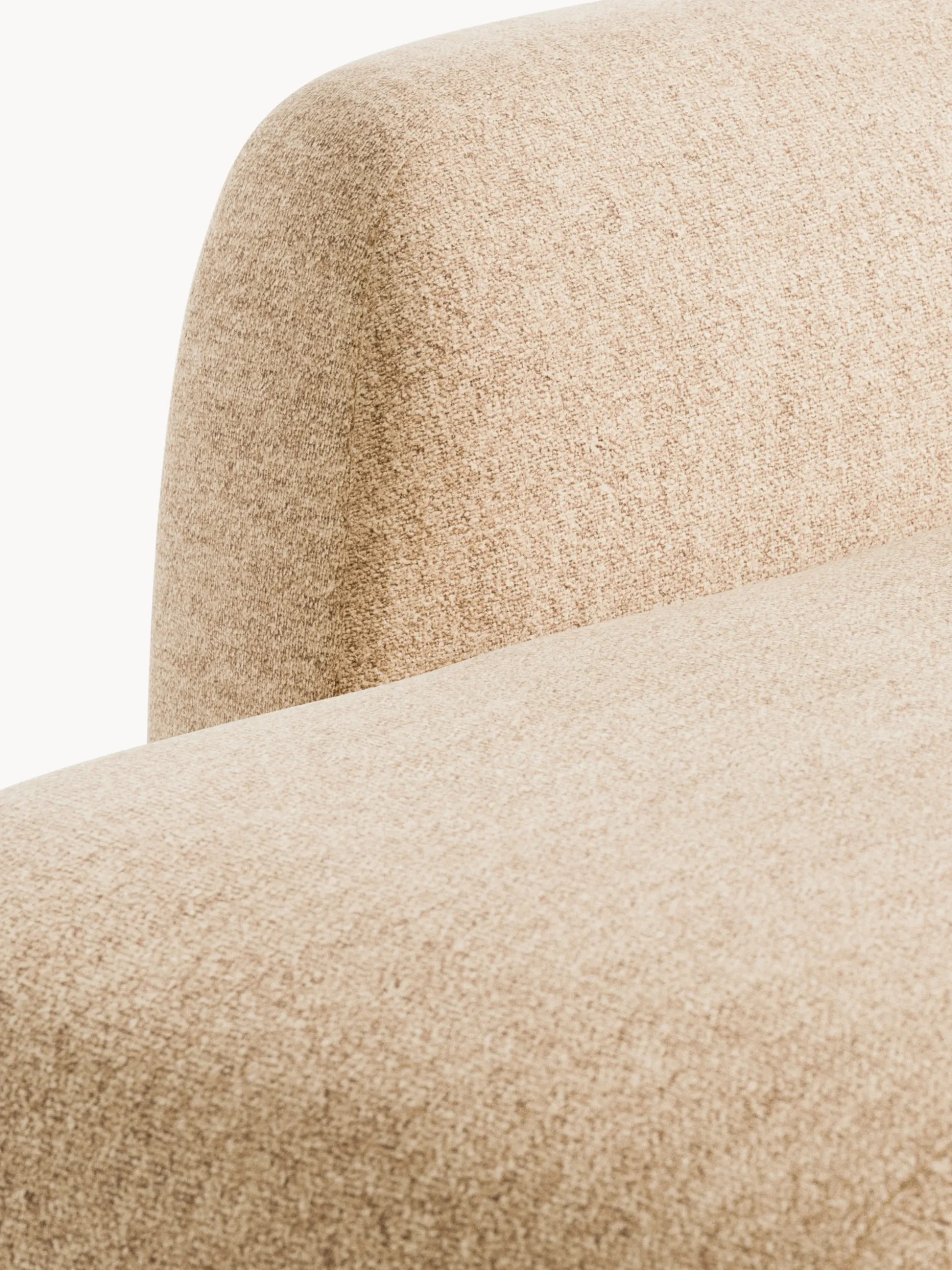 Divano angolare componibile 4 posti in bouclé con chaise longue Wolke