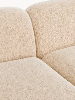 Divano angolare componibile 4 posti in bouclé con chaise longue Wolke