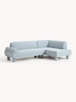 Divano angolare in bouclé Lilo