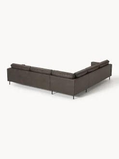 Divano angolare XL in pelle Hunter