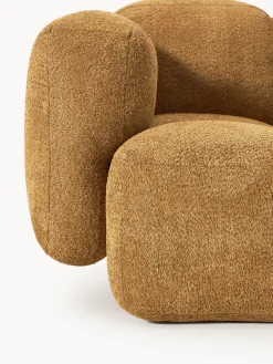 Divano componibile 4 posti in teddy-bouclé Tayla