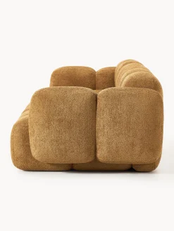 Divano componibile 4 posti in teddy-bouclé Tayla