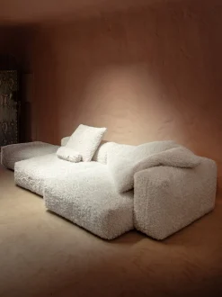 Divano componibile 2 posti in teddy Vetsak