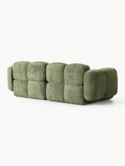 Divano componibile 3 posti in teddy-bouclé Tayla