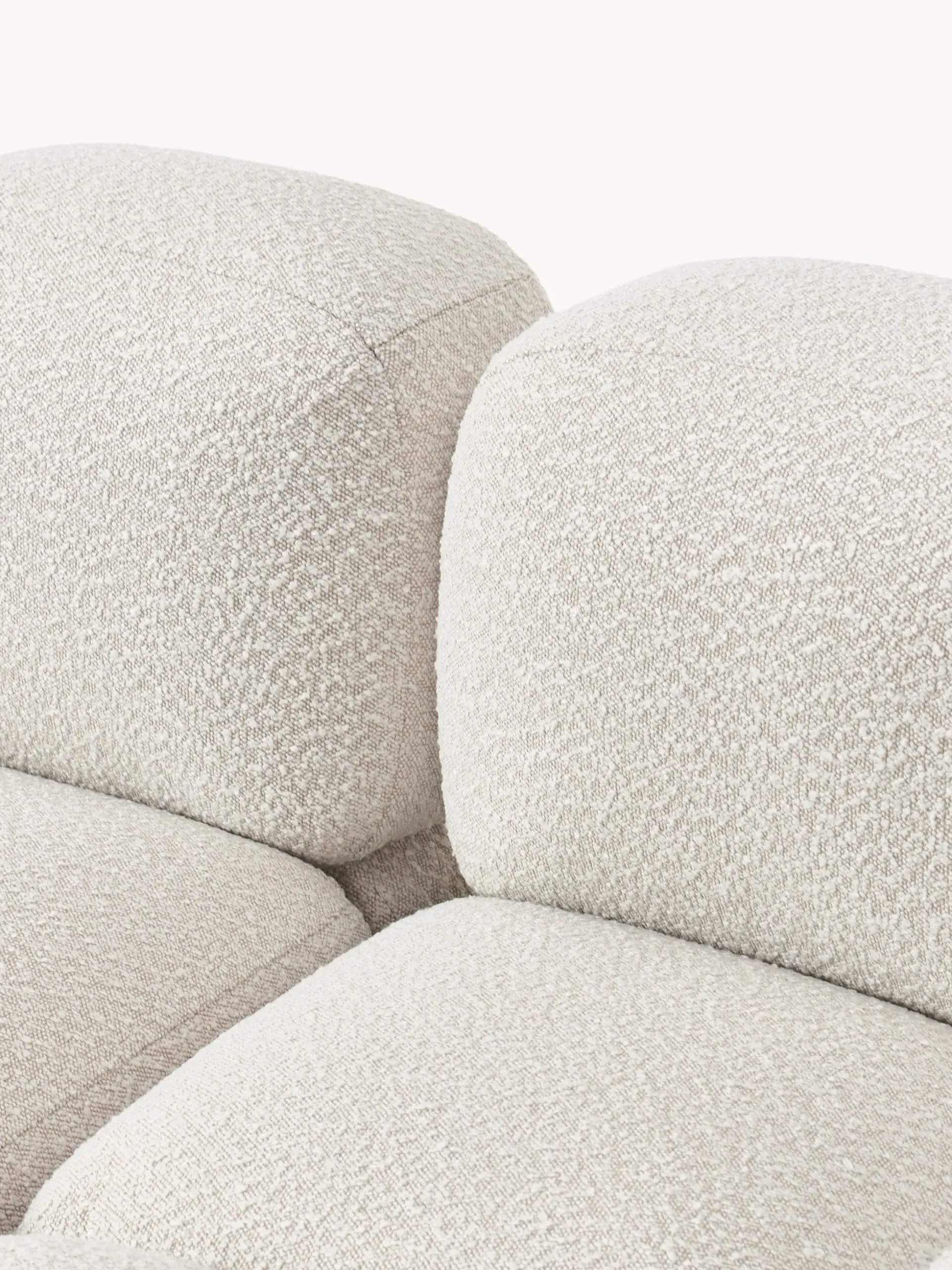 Divano componibile 3 posti in bouclé Tayla