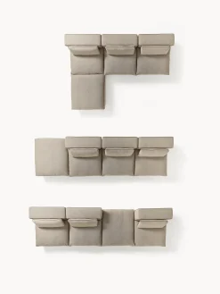 Divano componibile con poggiapiedi Felix (sinistra/destra)