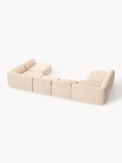 Divano componibile XL in bouclé Wolke