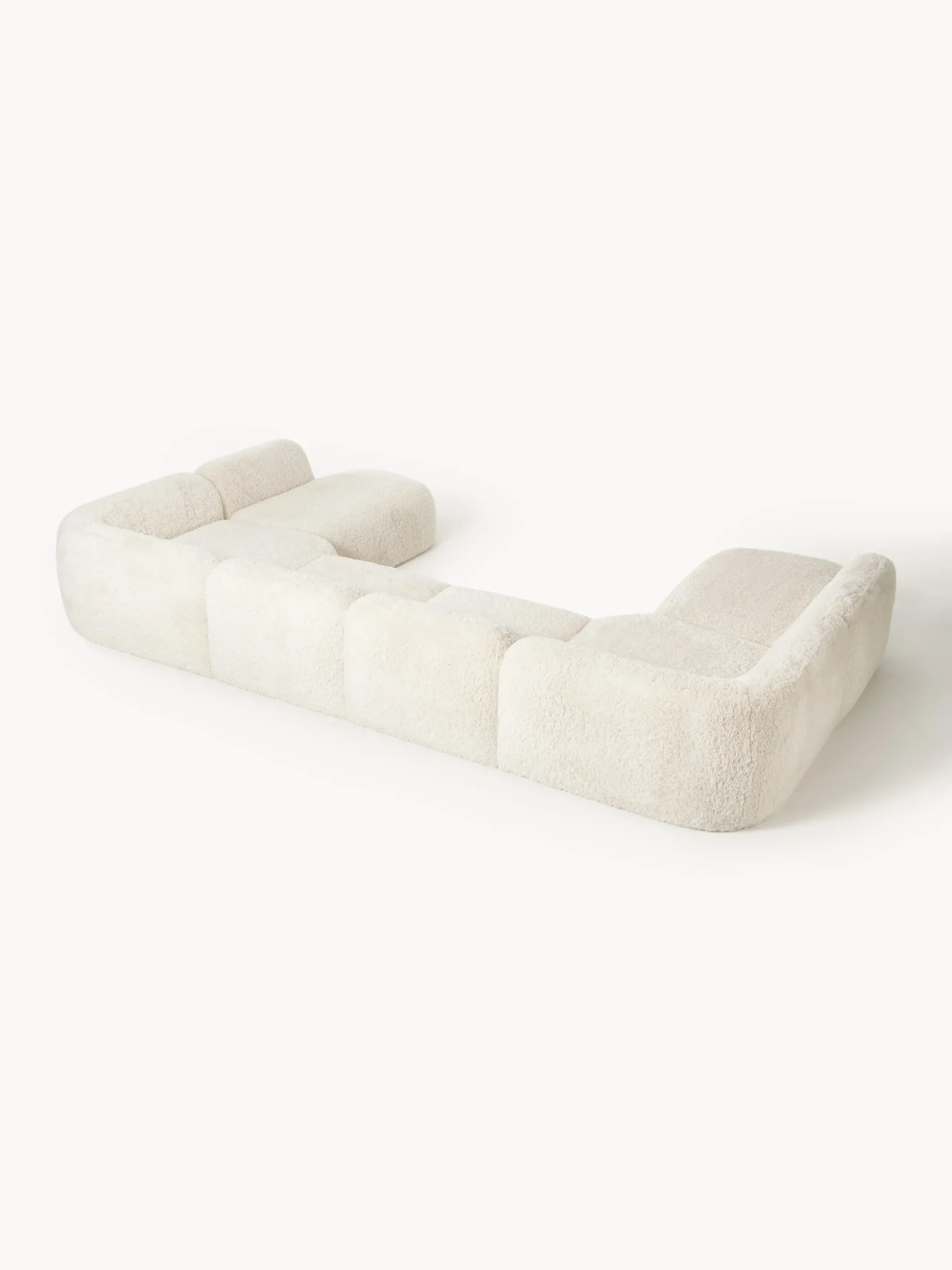 Divano componibile XL in teddy Wolke