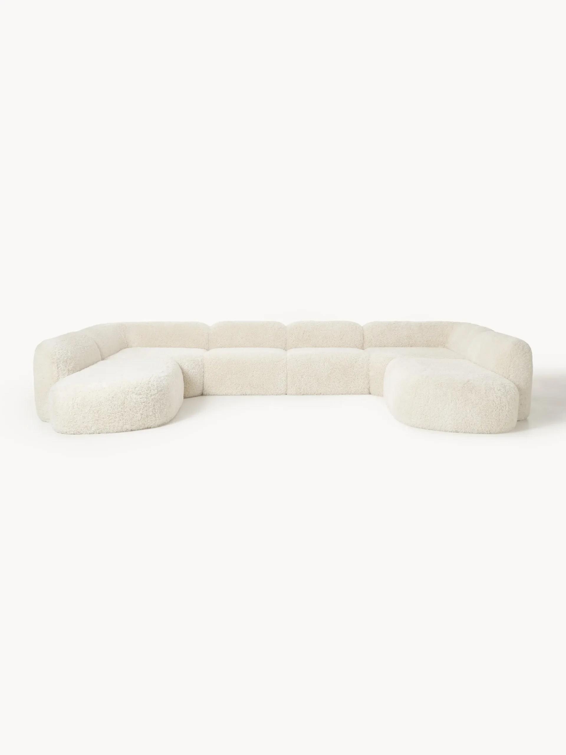 Divano componibile XL in teddy Wolke