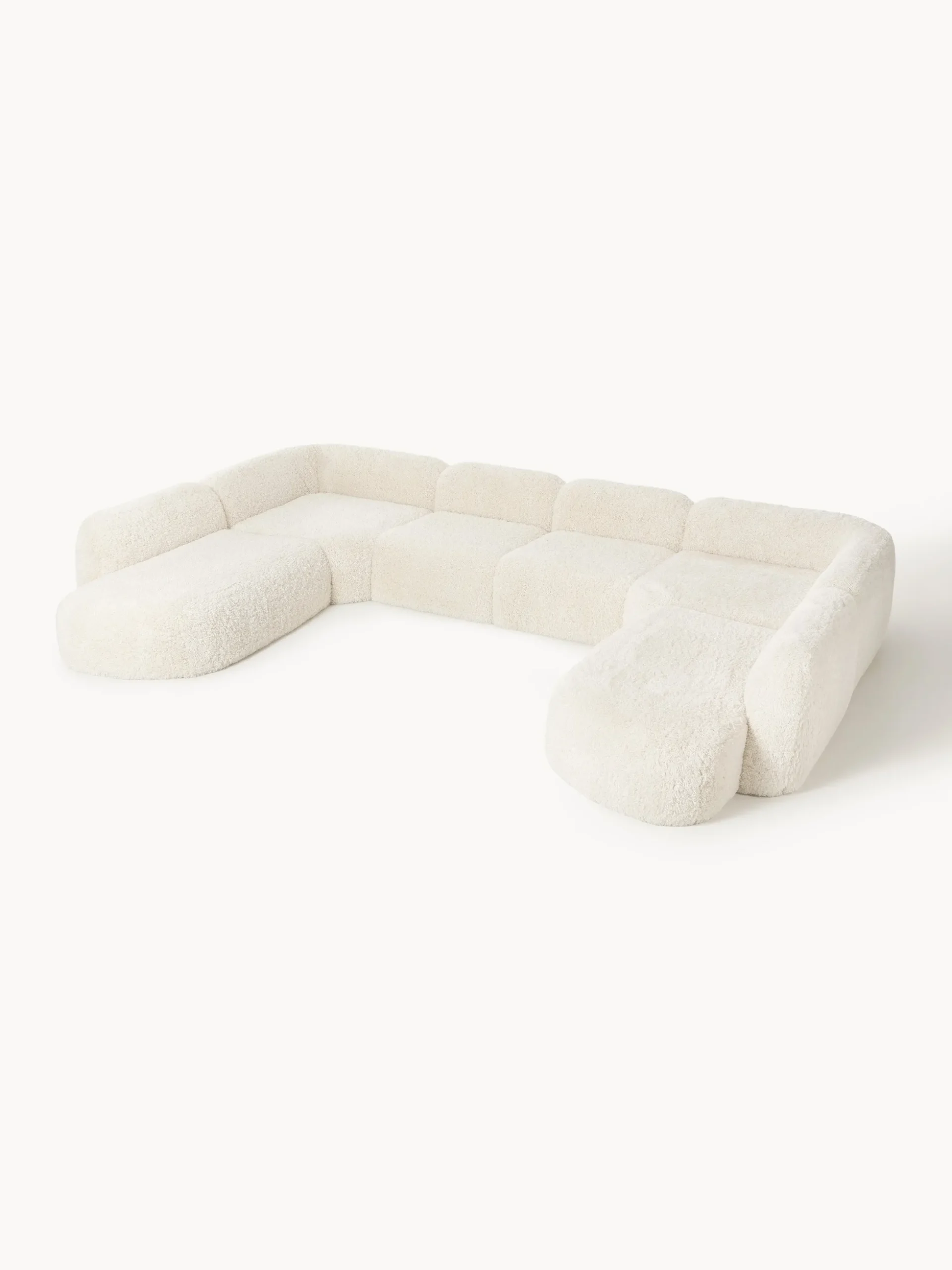 Divano componibile XL in teddy Wolke