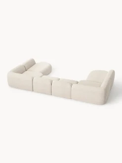 Divano componibile XL in bouclé Wolke