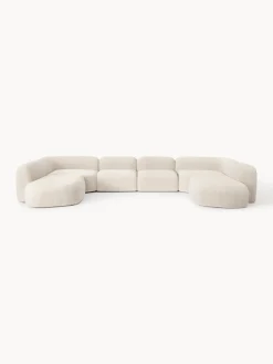 Divano componibile XL in bouclé Wolke