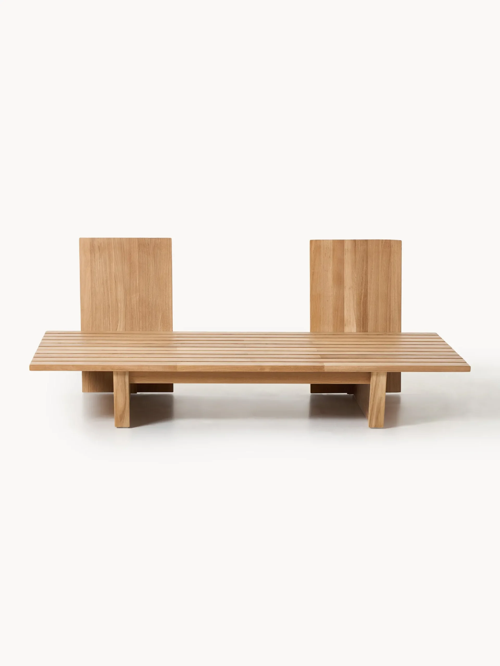 Divano da giardino in legno di teak 2 posti Eiko