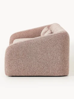 Divano letto 3 posti in bouclé Eliot