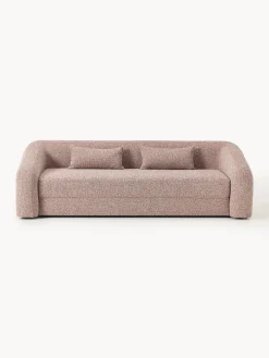 Divano letto 3 posti in bouclé Eliot