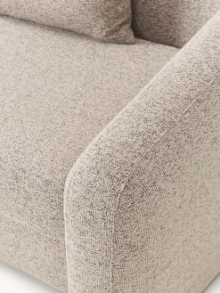 Divano letto 3 posti in bouclé Eliot