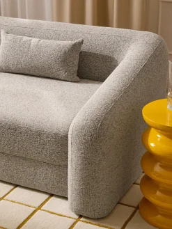 Divano letto 3 posti in bouclé Eliot