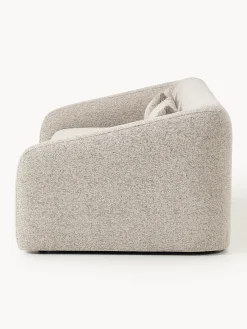 Divano letto 3 posti in bouclé Eliot