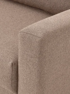 Divano letto 3 posti in bouclé con vano contenitore Tasha