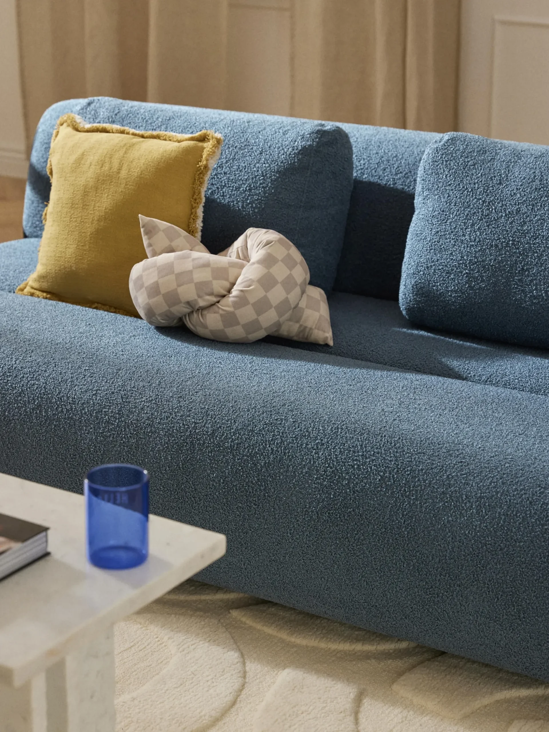 Divano letto 3 posti in teddy Caterpillar
