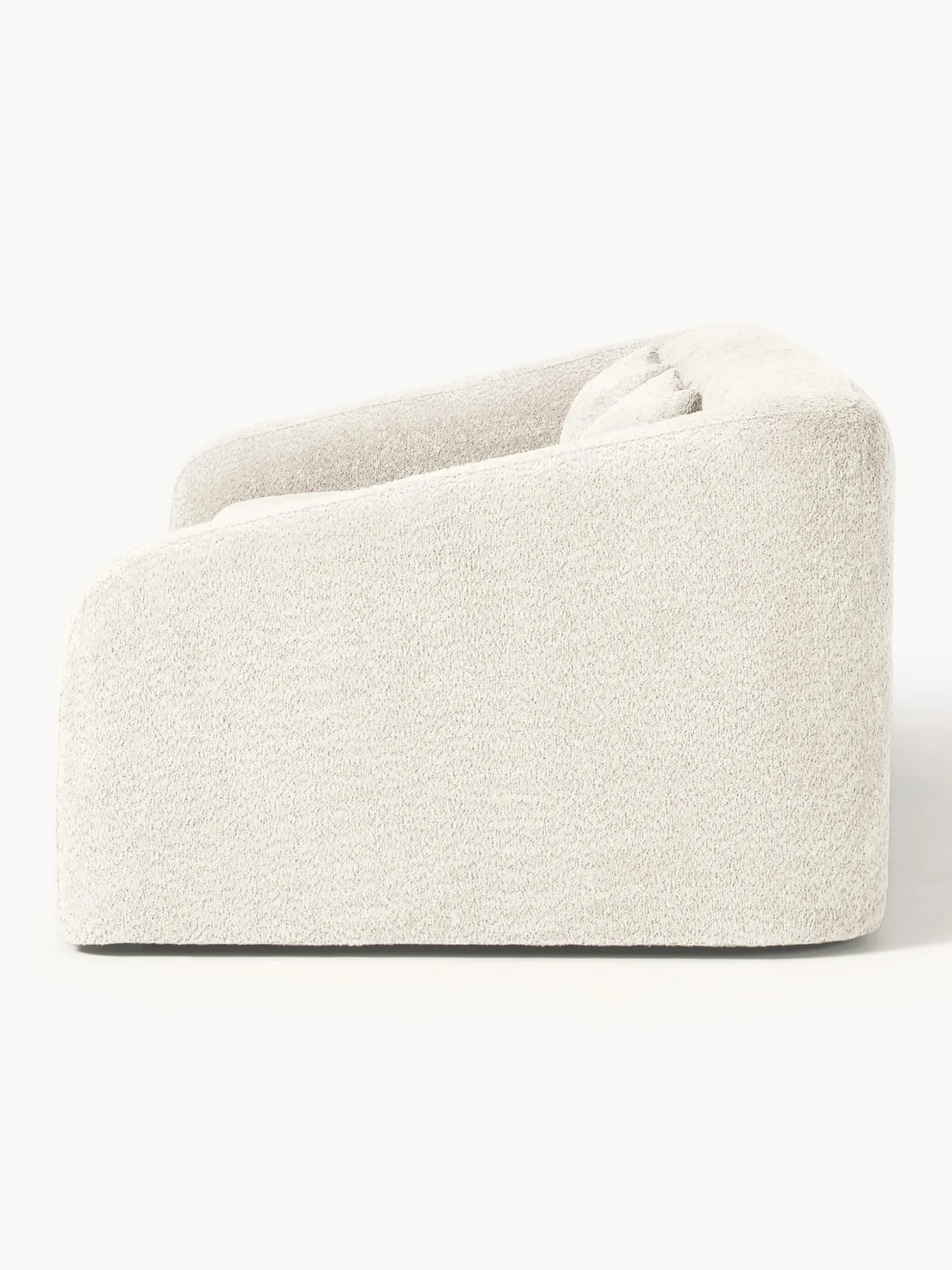 Divano letto 3 posti in teddy-bouclé Eliot