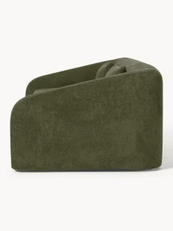 Divano letto 3 posti in teddy-bouclé Eliot