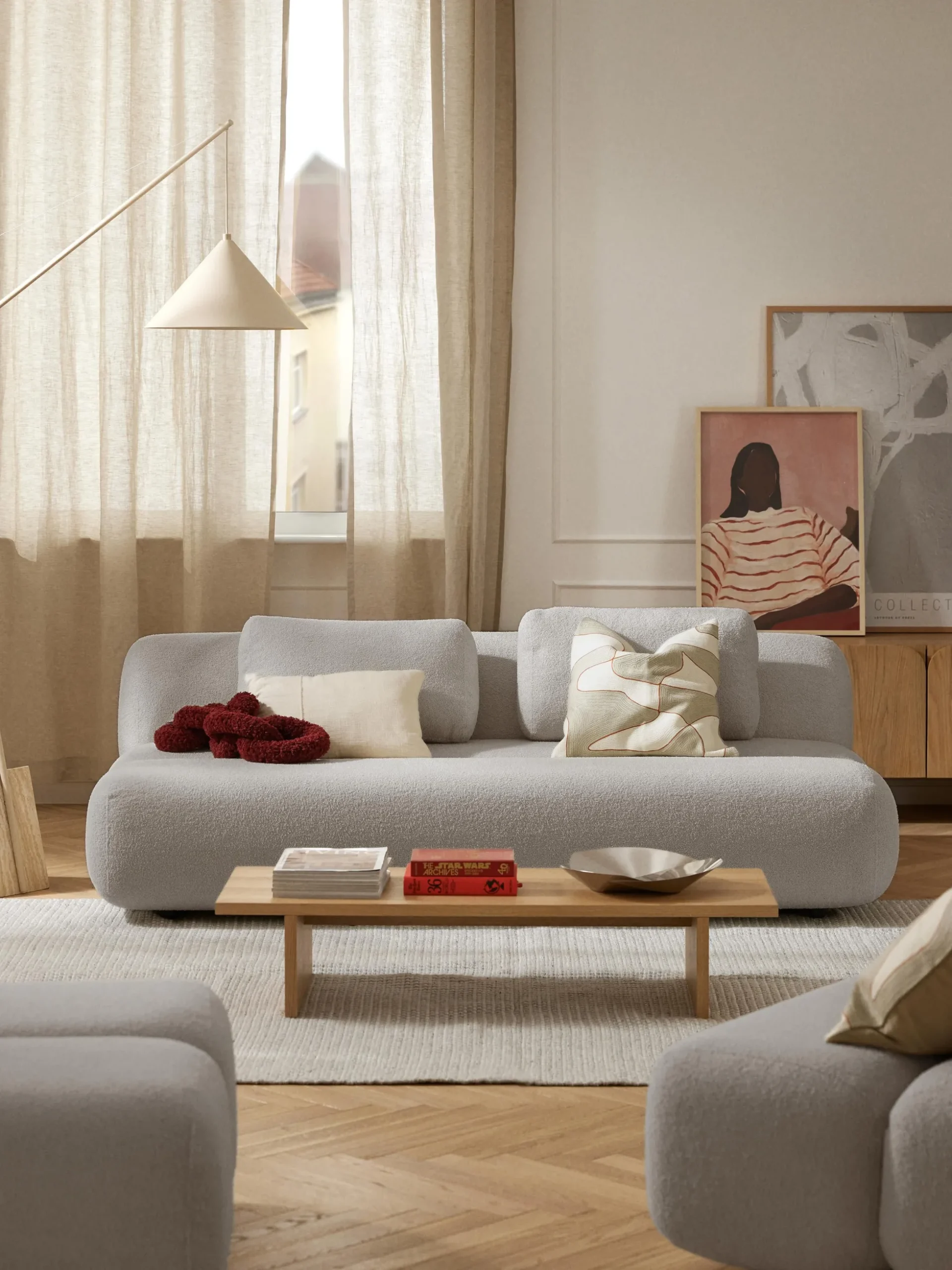 Divano letto 3 posti in teddy Caterpillar