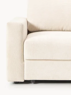 Divano letto 3 posti in velluto con contenitore Tasha