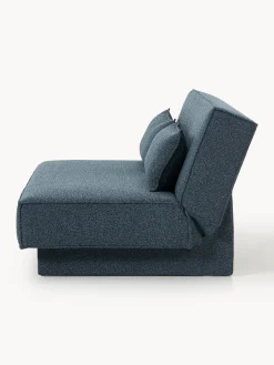 Divano letto in bouclé con contenitore David