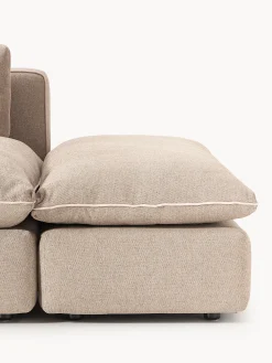 Divano XL componibile 3 posti con poggiapiedi Felix