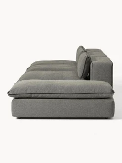 Divano XL componibile 3 posti con poggiapiedi Felix