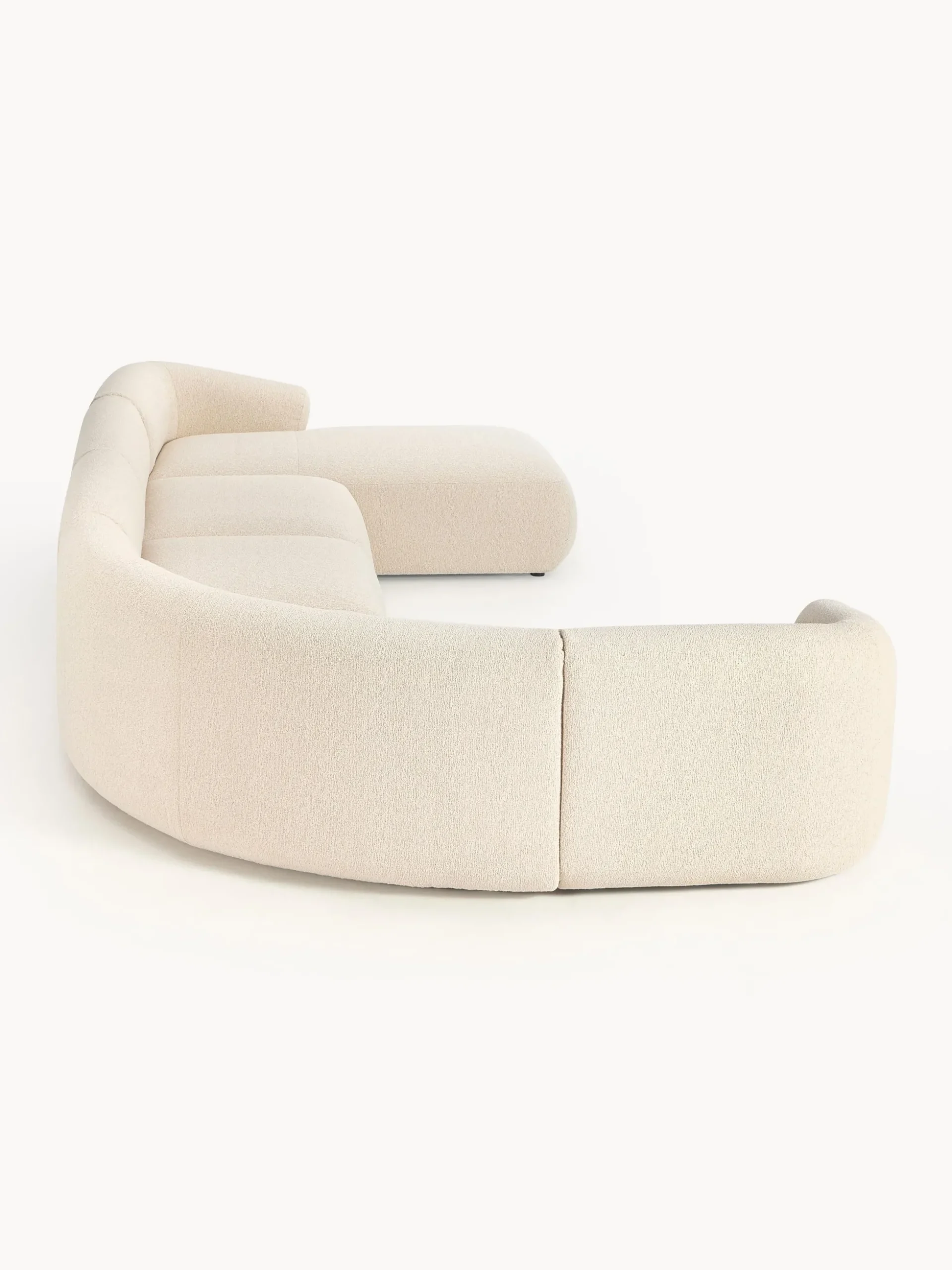 Divano XL componibile in bouclé Sofia