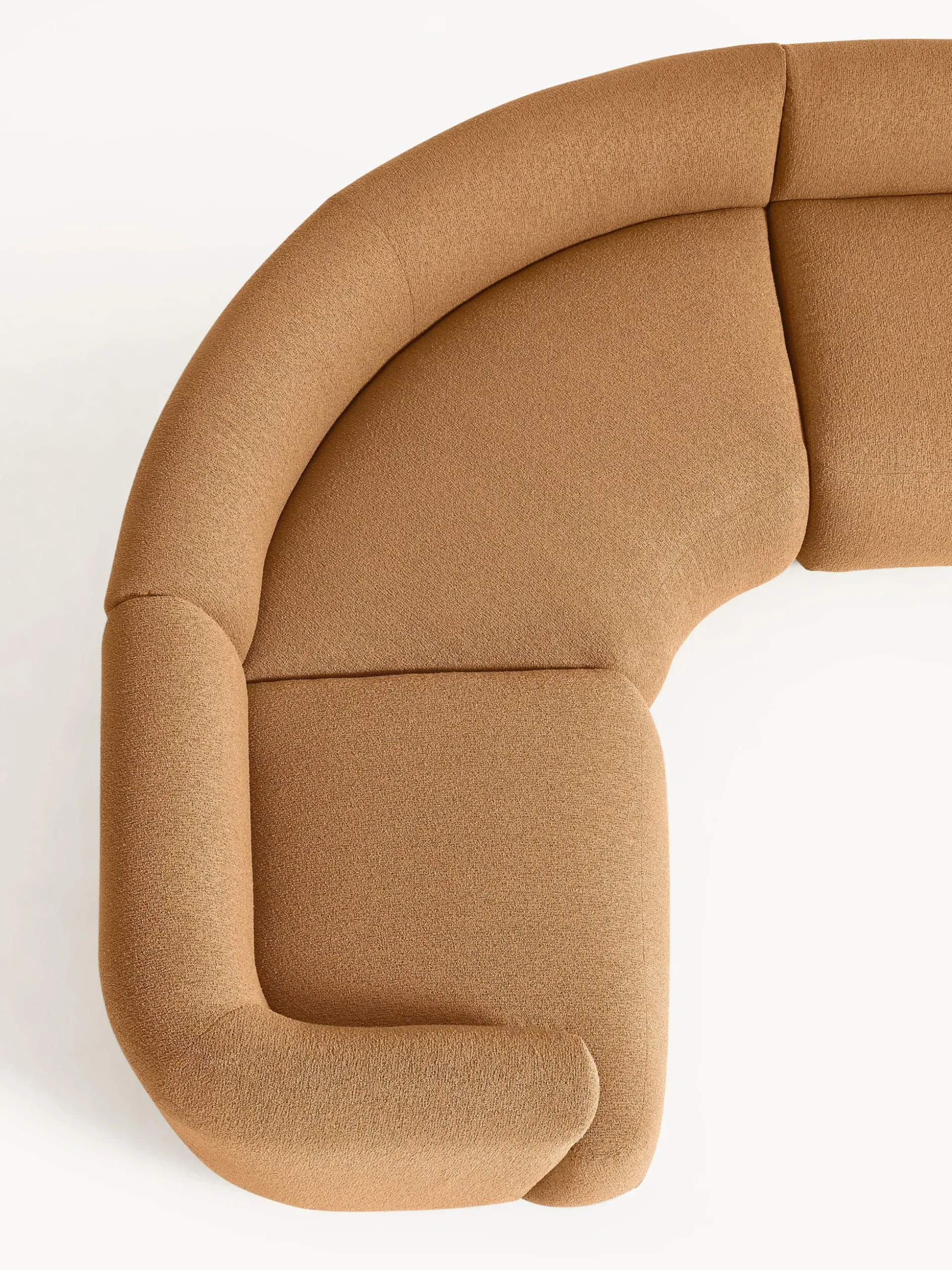 Divano XL componibile in bouclé Sofia