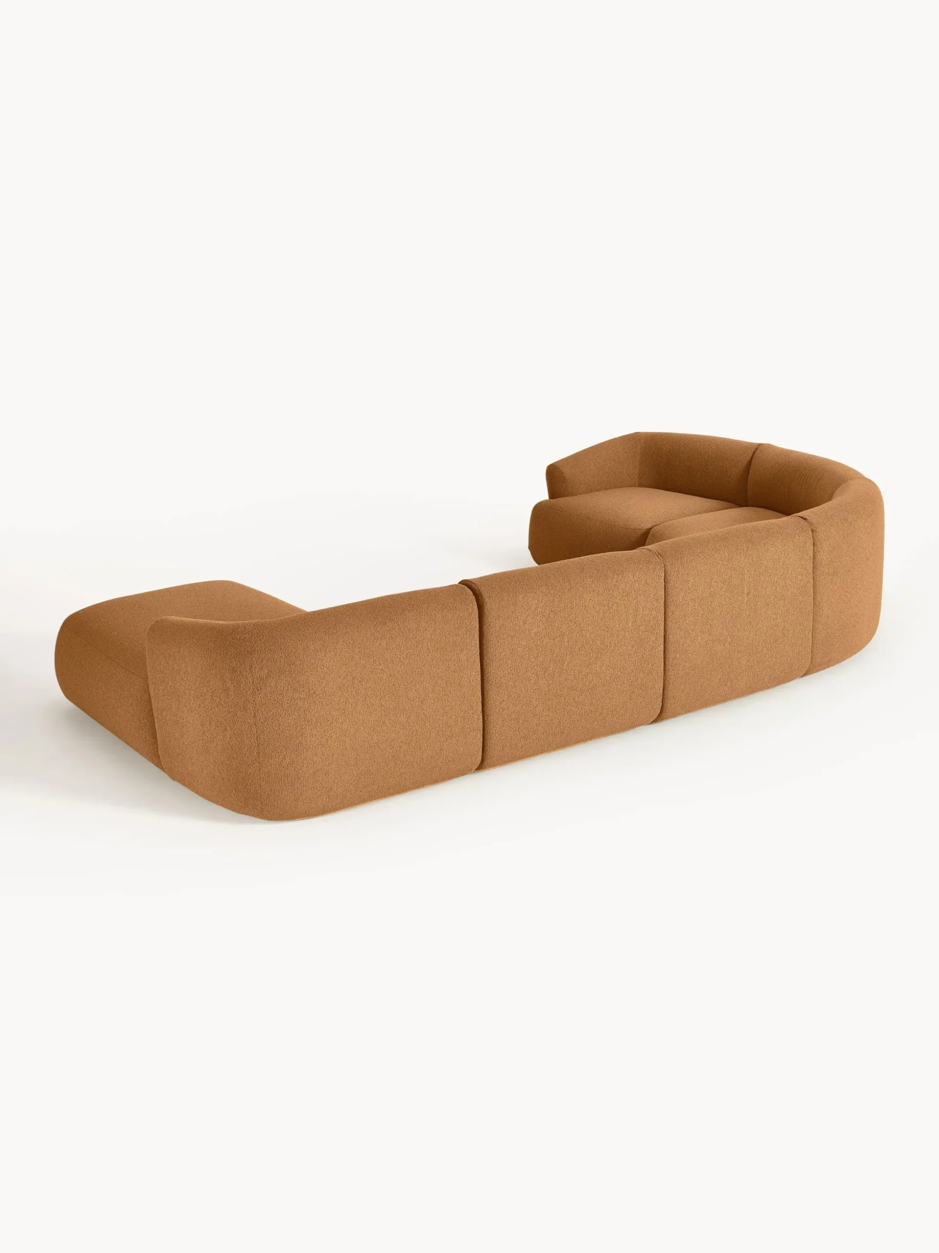 Divano XL componibile in bouclé Sofia