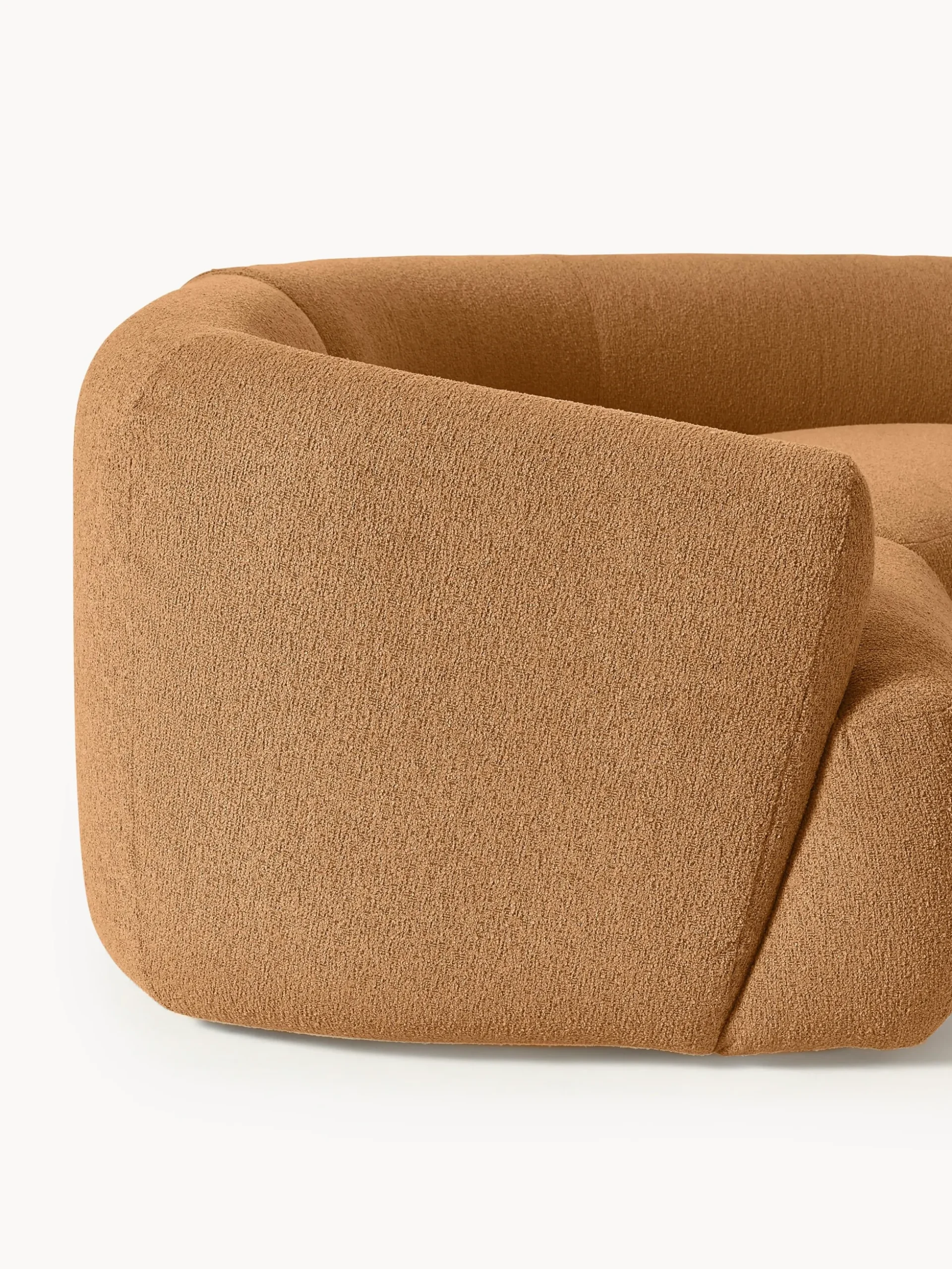 Divano XL componibile in bouclé Sofia